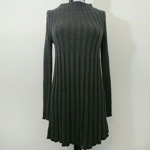 Rosie Neira Thelma Grey Knit Tunic Sweater